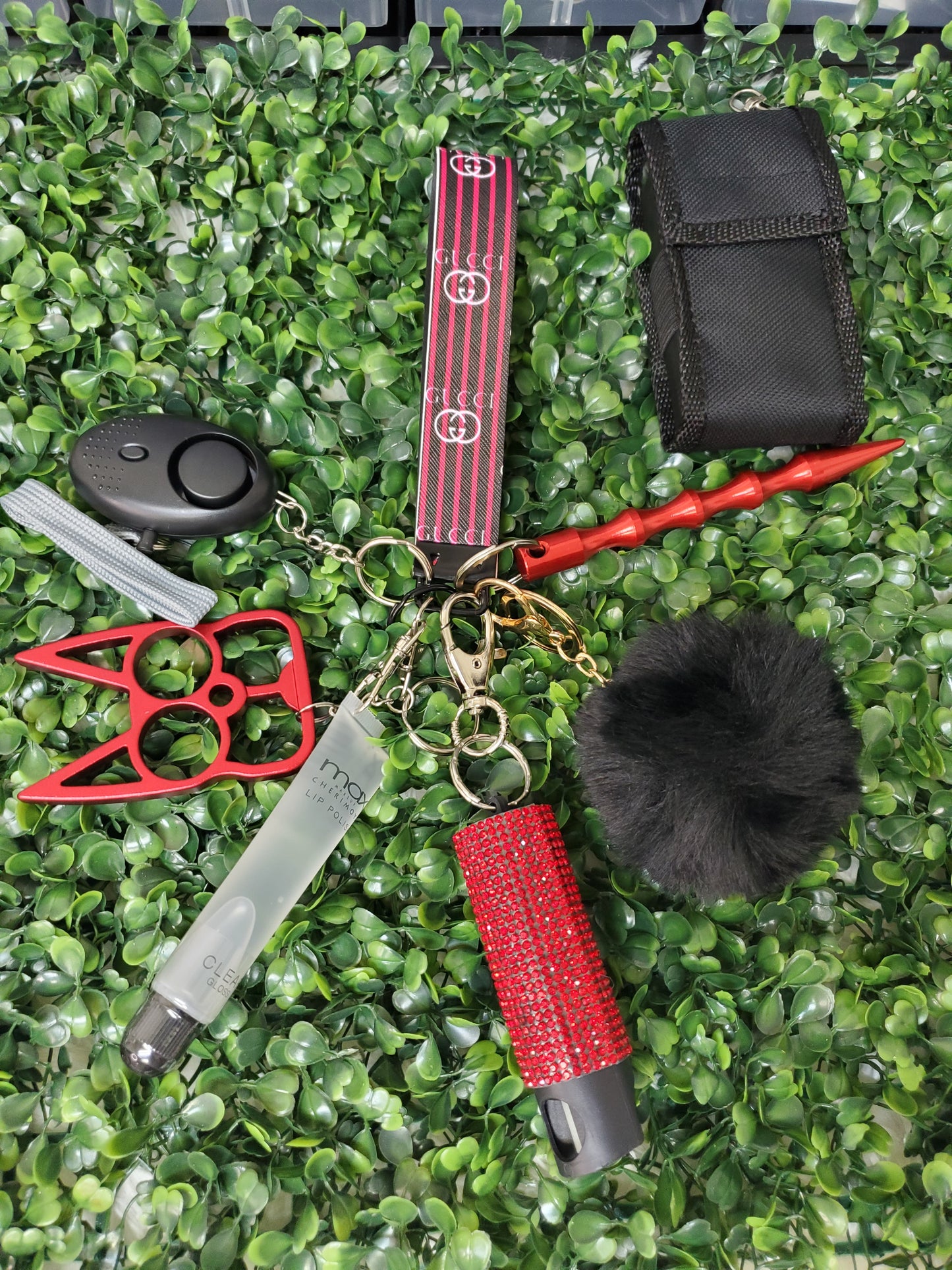 Gucci Print Keychain