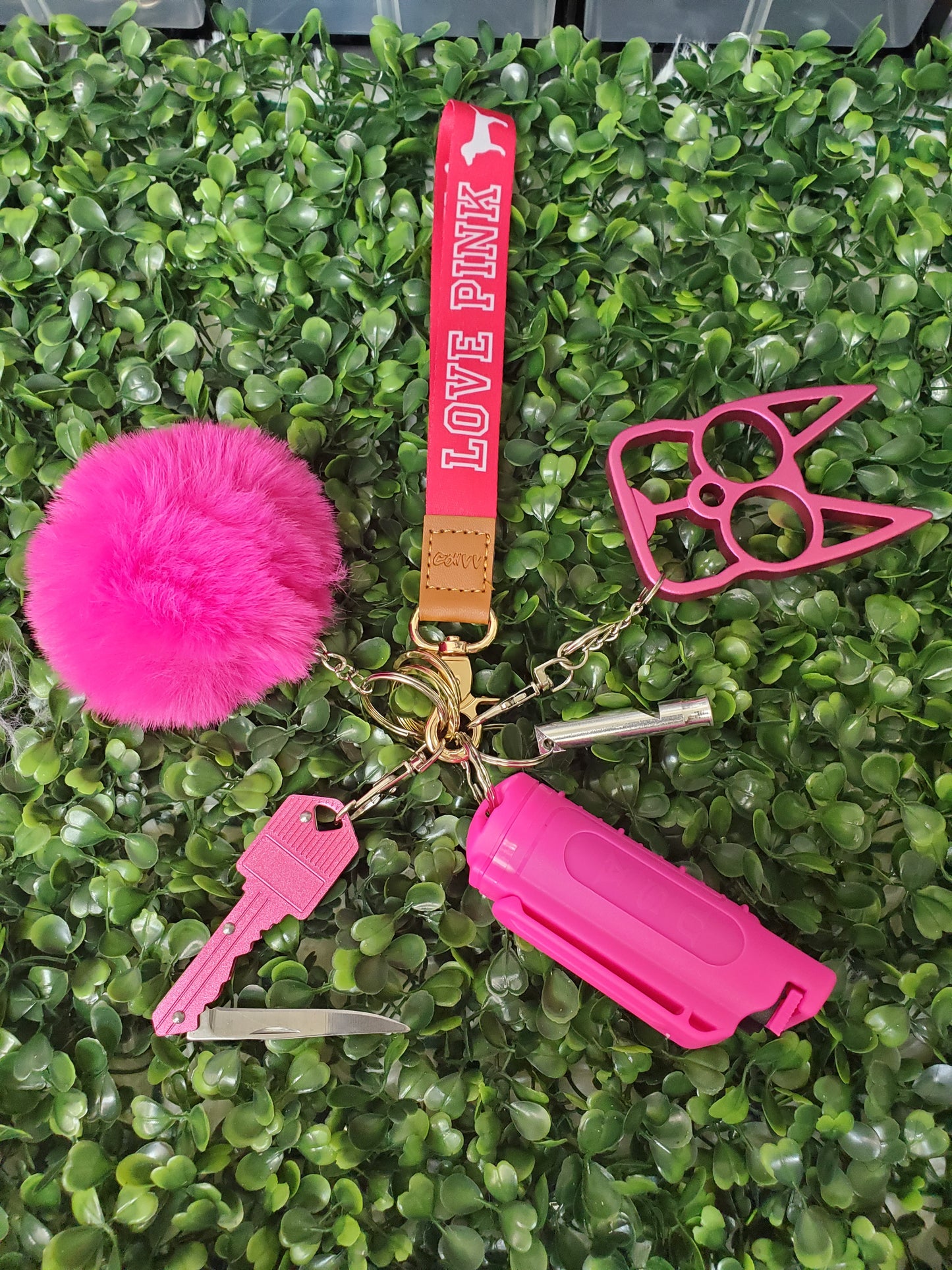 Love Pink Self Defense Wristlets