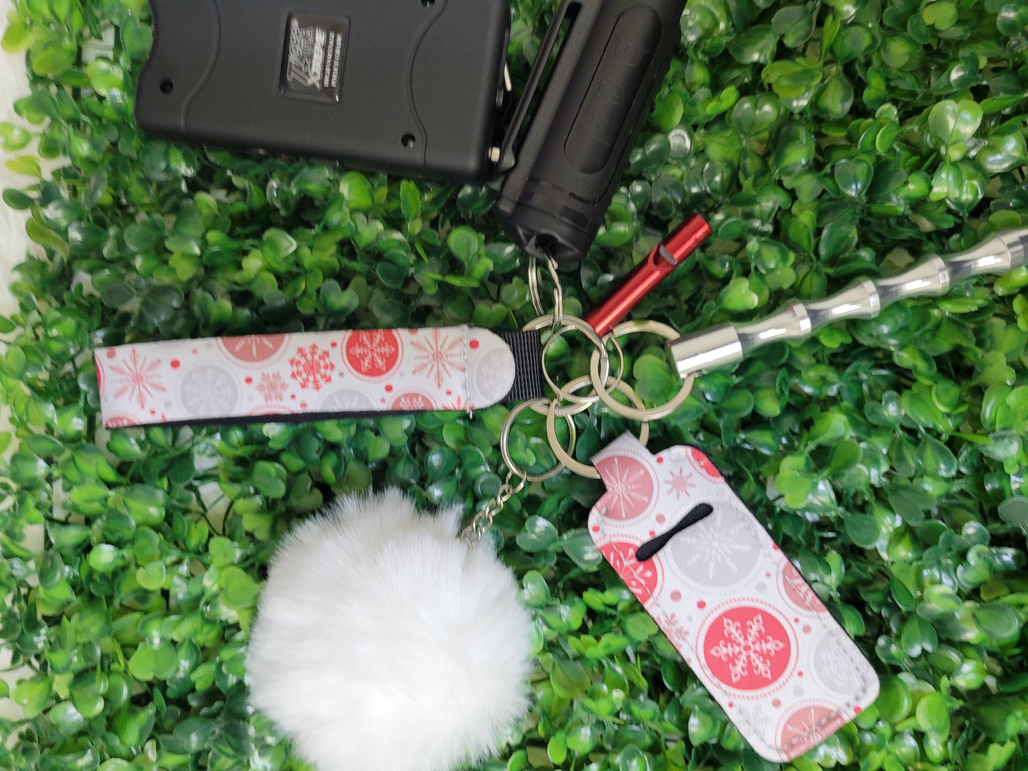 Christmas Themes Keychains with taser