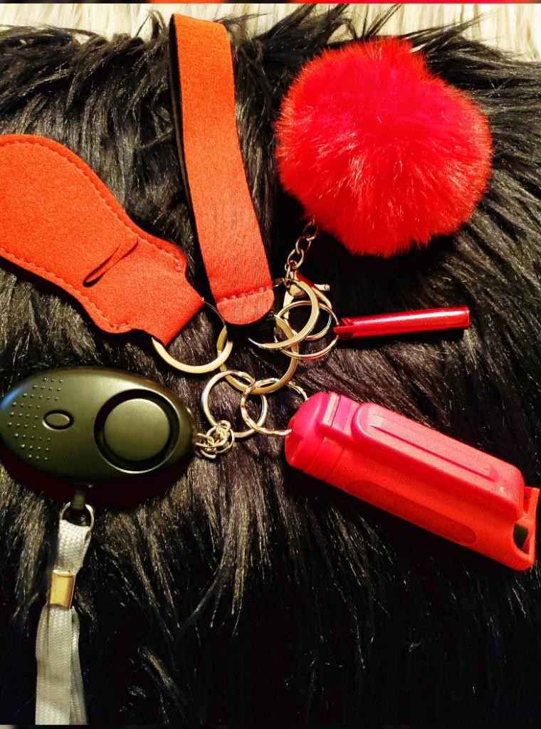 Basic Color Self Defense Keychain with Stun Gun