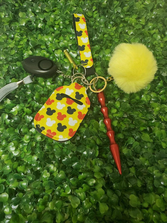 Yellow Mickey Mouse Keychain